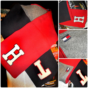 Tommy Hilfiger soe bordoo-sinine meeste sall, uus (2 foto / 3)