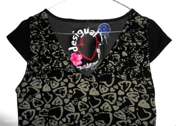 Desigual We Love эффектное черное платье-туника, S-M (фото #1)