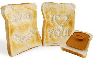Mood Toast komplekt - 2 ilusat templit röstisaiale, uus (7 foto / 8)