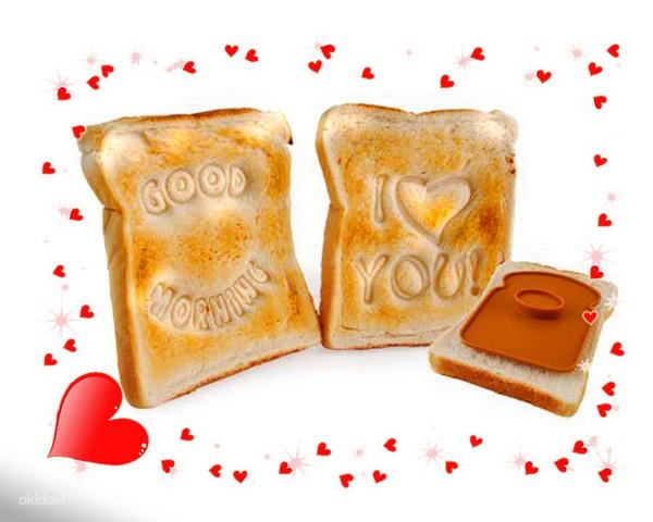 Mood Toast комплект - 2 чудесных штампа для тостов, новый (фото #1)