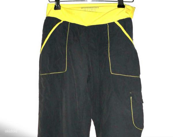 Energetics удобные серые с желтым спортивные брючки, 152-158 (фото #1)