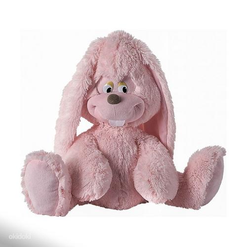 Fancy очаровательный большой мягкий розовый заяц (фото #8)