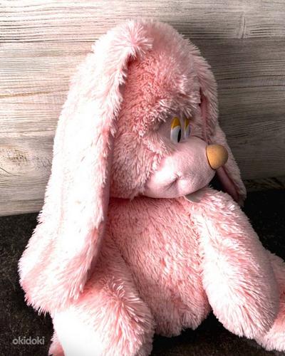Fancy очаровательный большой мягкий розовый заяц (фото #6)