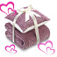 Dormeo Warm Hug roosa komplekt: pleed 130x90 ja 2 patja, uus (foto #1)