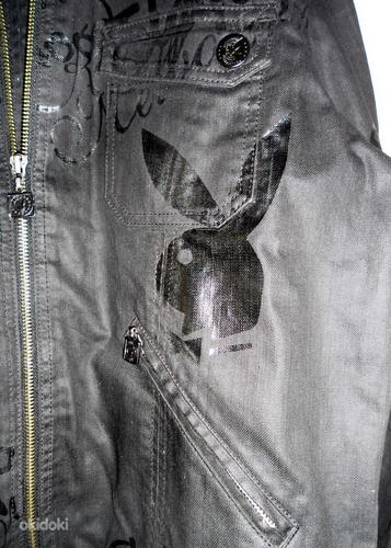 Playboy мужская черная джинсовая куртка, M -L-46, новая (фото #5)