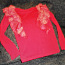 KappAhl нарядная красная блузка-маечка (122/128) (фото #4)
