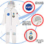 NASA astronaut fliisit uus kombee -jumpsuit-pidžama,11-12.a. (foto #4)