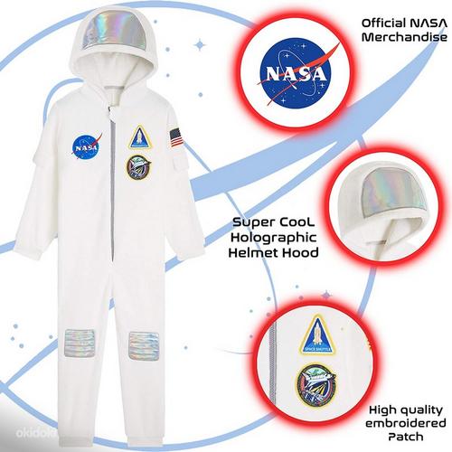 Nasa астронавт новый флизовый комбинезон -пижама, 146/152 cm (фото #4)