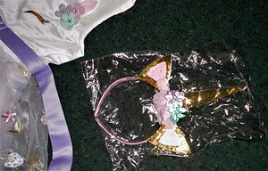 Uus Unicorn lilla printsessi komplekt (134/140) (7 foto / 10)