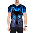Новая мужская футболка с 3D принтом Волк (L) (фото #2)
