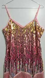 Pidulik roosa litritega disco kleit (L) (7 foto / 9)
