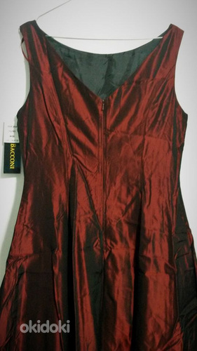 Джина Баккони винно-красное вечернее платье-выпускное платье (38/40) (фото #6)