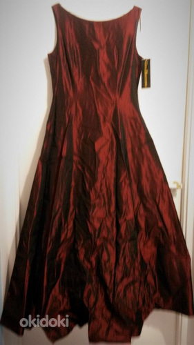 Джина Баккони винно-красное вечернее платье-выпускное платье (38/40) (фото #8)