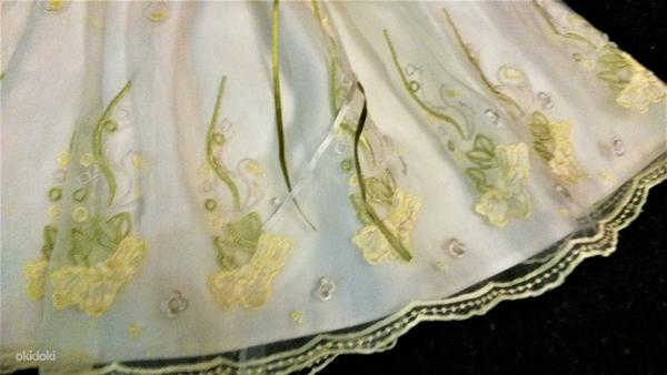 Armas helekollane kohev printsessi kleit (86/92) (foto #5)