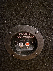 Kenwood subwoofer KSC-W1200B (3 foto / 3)