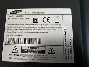 40" Samsung UE40D5500RW (3 foto / 3)