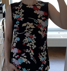 Diane Von Furstenberg siidist pluus, uus, XS/S (3 foto / 3)