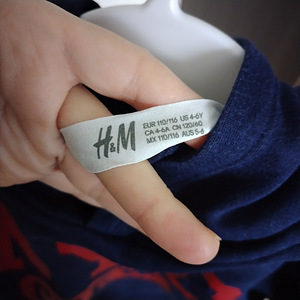 Кофта с капюшоном для мальчиков H&M размер 110/116