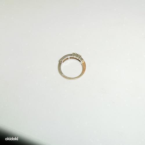 Золотое кольцо c бриллиантами 585 проба (№L183) (фото #3)