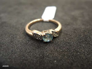Золотое кольцо с бриллиантами 585 проба (№L411)