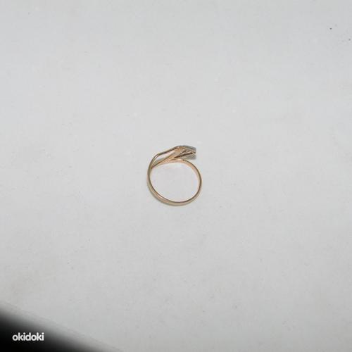 Золотое кольцо с бриллиантами 585 проба (№L211) (фото #3)