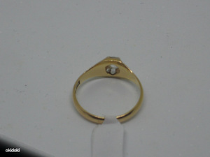 Kuld sõrmus 750 proov briljantiga 0,35 carat (№854) (3 foto / 3)