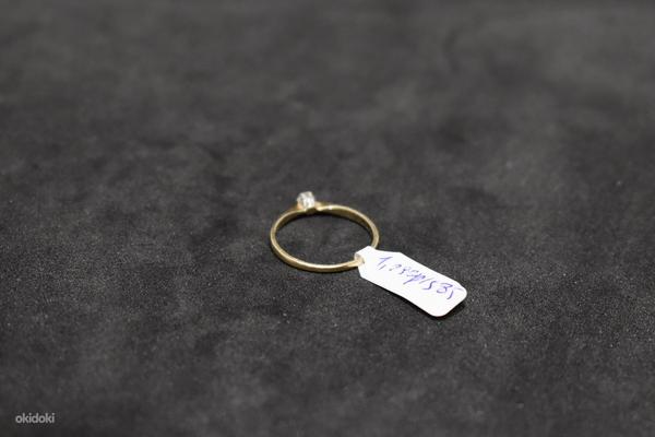 Золотое кольцо с бриллиантами 585 пробы (№1197) (фото #3)