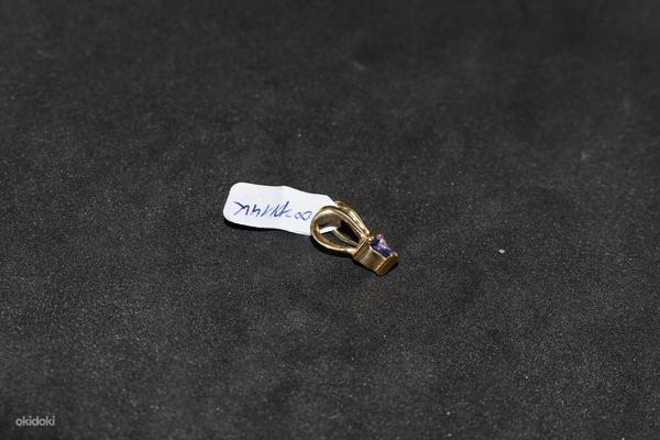 Золотой кулон с бриллиантами 585 проба (№1200) (фото #1)