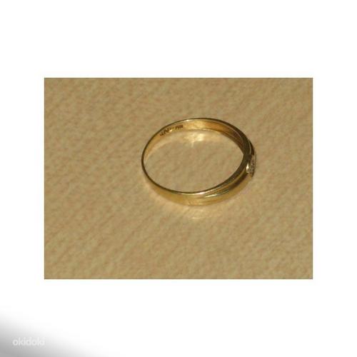 Kuld Sõrmus Teemantiga 585 proov (№211) (foto #2)