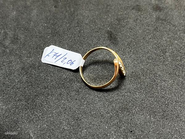Золотое кольцо 585 проба (№K71) (фото #2)