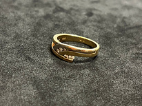 Золотое кольцо с бриллиантом 585 проба (№K209)