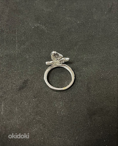 Золотое кольцо с бриллиантами 750 проба (№K296) (фото #3)