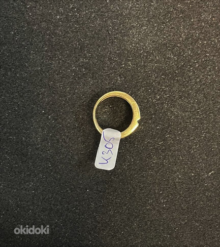 Kuld sõrmus teemandiga 585 proov (№K305) (foto #4)
