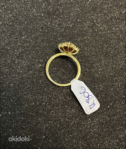 Kuld sõrmus teemandiga 585 proov (№K306) (foto #3)
