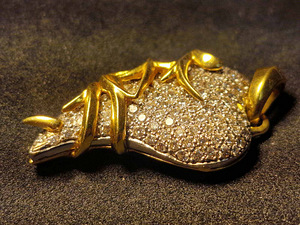 Kuld Ripats teemantidega 750 proov (№L847) (8 foto / 10)