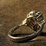 Золотое кольцо с бриллиантами 750 проба (№L857) (фото #3)