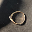 Kuld sõrmus teemandiga 585 proov (№L912) (foto #3)