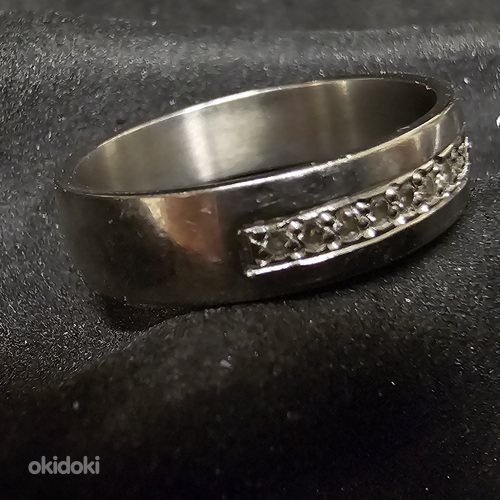Золотое кольцо с бриллиантами 500 проба (№L917) (фото #6)