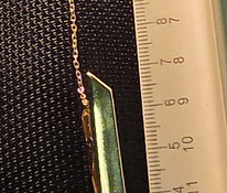 Kuldne Lipsunõel 585 Proov teemantiga (L918)