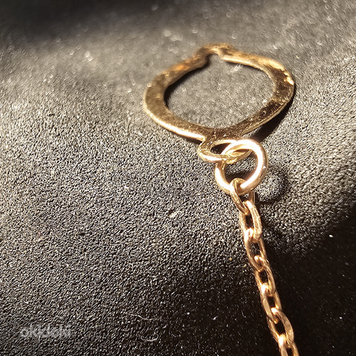 Зажим для галстука из золота 585 Проба c бриллиантом (L918) (фото #7)