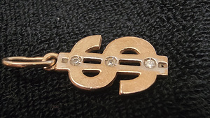Kuld ripats 585 proov (№L1352) (4 foto / 5)