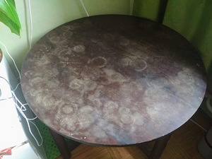 Ümargune Laud, k 56cm, d 80cm (2 foto / 2)