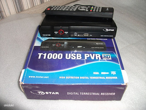 Uus digiboks TV STAR T 1000 USB PVR HD (1 foto / 2)