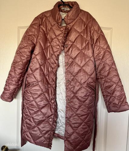 Стеганое пальто в/о р.140 нежно-розовый (фото #3)