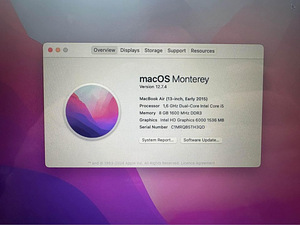 MacBook Air Early 2015, 128GB SSD, 8GB (4 foto / 5)