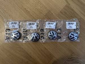Veljekapsel ø56mm VW must/kroom (2 foto / 2)