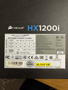 Toiteplokk Corsair Hx1200i (2 foto / 2)
