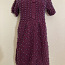 Вязаное платье-туника, украшено бусинами, ручная работа (фото #1)