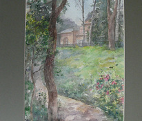 Akvarell mattel Vana park 33.5 * 24.0