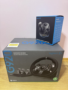 Logitech G920 + Driving Force Shifter + GARANTII UUEVÄÄRNE (1 foto / 1)